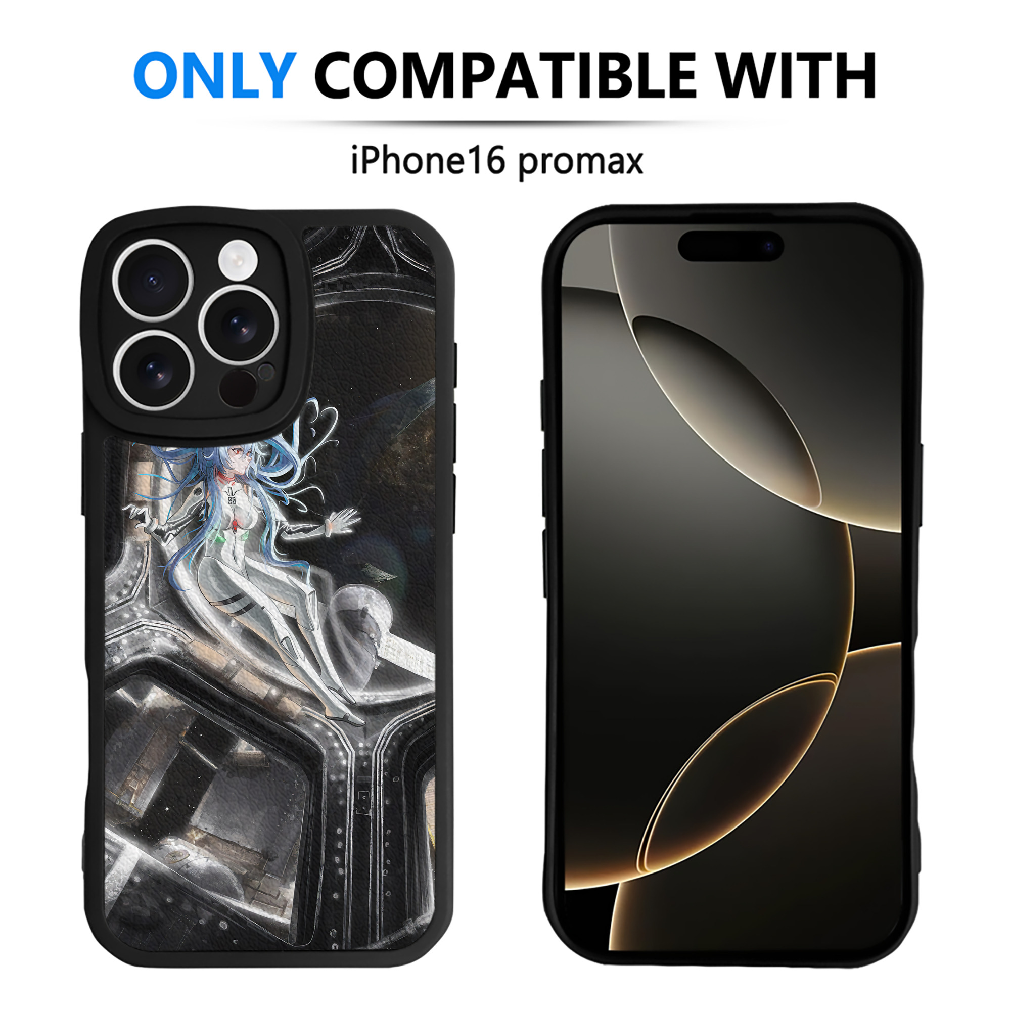 （画像用） EVA 新世紀エヴァンゲリオン 【iPhone 16シリーズ対応】シリコンスマホケース（レザー調） 材質：シリコン